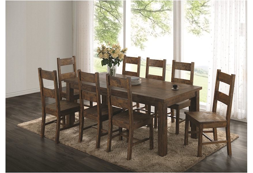 Coaster Coleman 9pc Dining Room Group Value City Furniture Dining 7 Or More Piece Sets