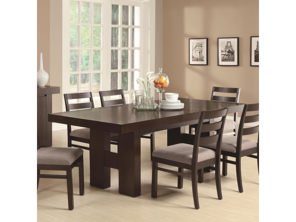 Coaster Dabny Dining Table With Pull Out Extension Value City Coaster Dabnydining Table