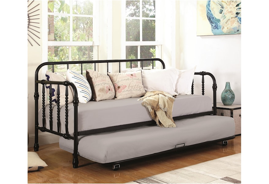 Coaster Daybeds By Coaster Metal Daybed With Trundle Value City