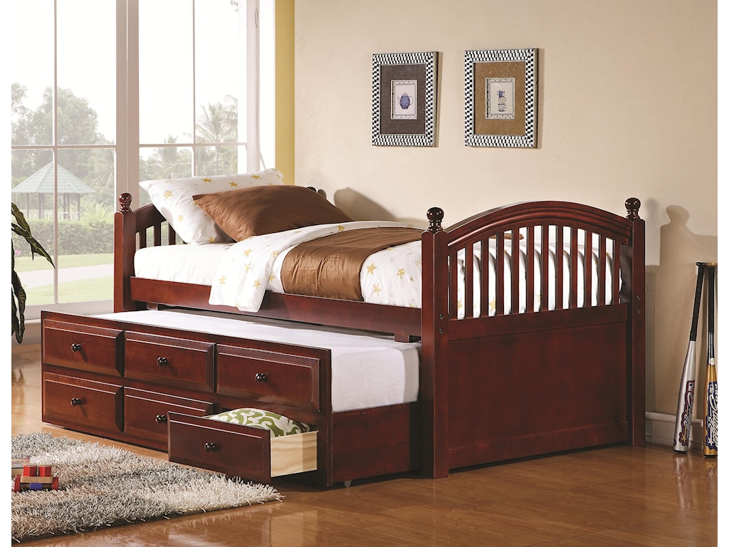 Coaster Daybeds By Coaster Captain S Daybed With Trundle And