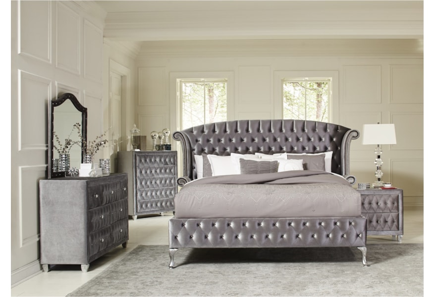 Coaster Deanna 7pc Queen Bedroom Group Value City Furniture Bedroom Groups Value City Furniture Queen Bedroom Sets