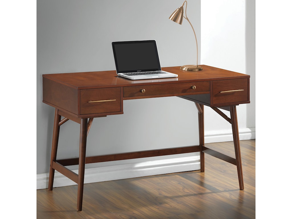 Coaster Furniture 800744 Mid Century Modern Writing Desk With 3
