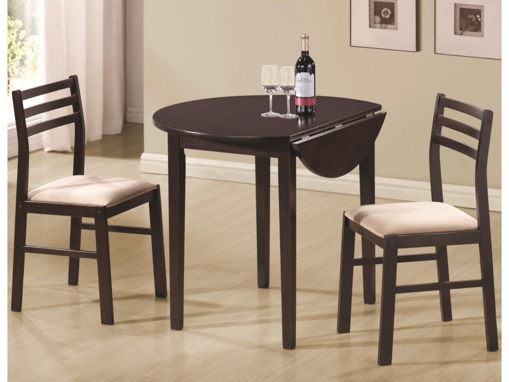 Coaster Dinettes3 Piece Table & Chair Set