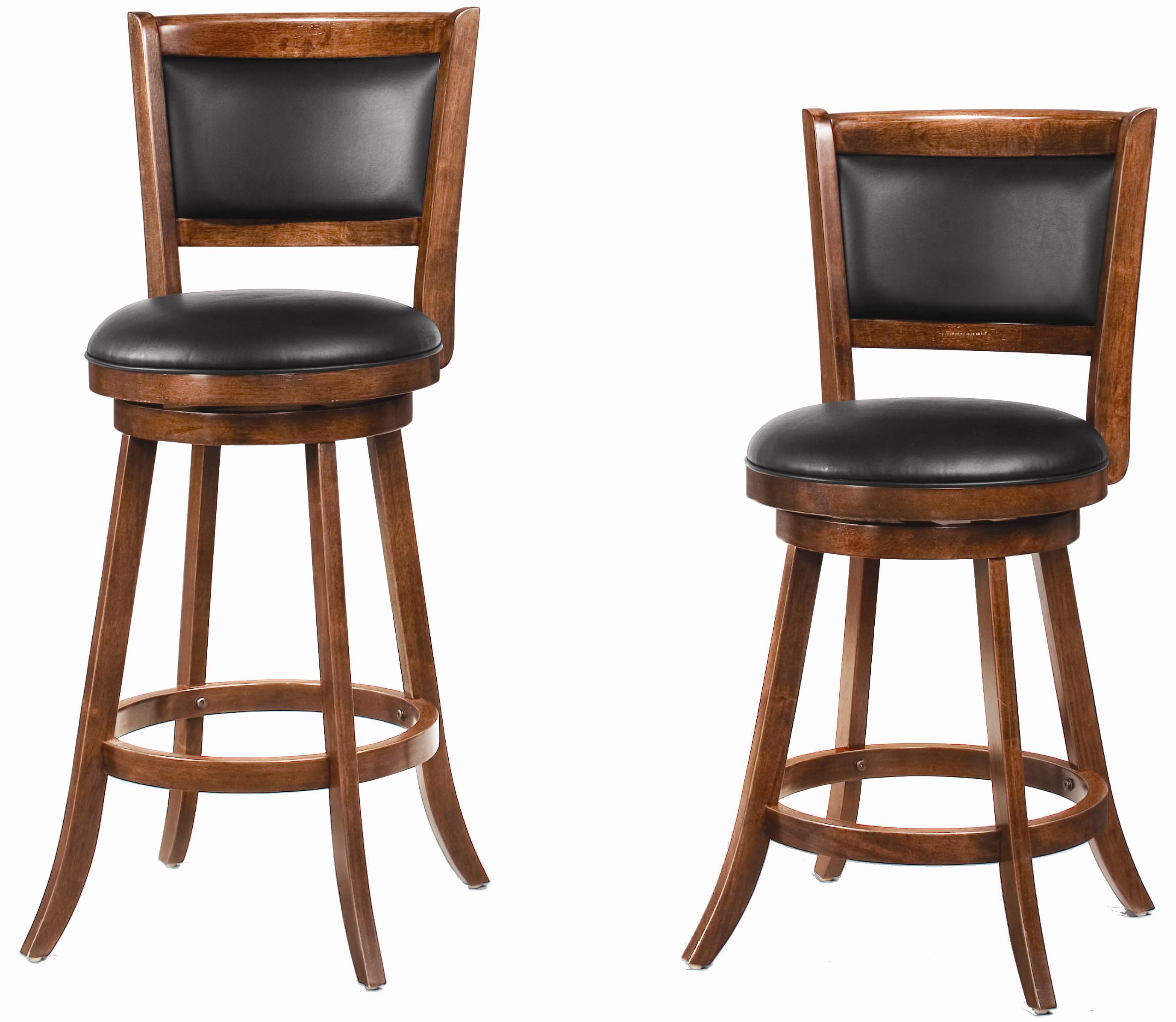 Coaster Dining Chairs And Bar Stools 24 Swivel Bar Stool With Upholstered Seat Value City Furniture Bar Stools