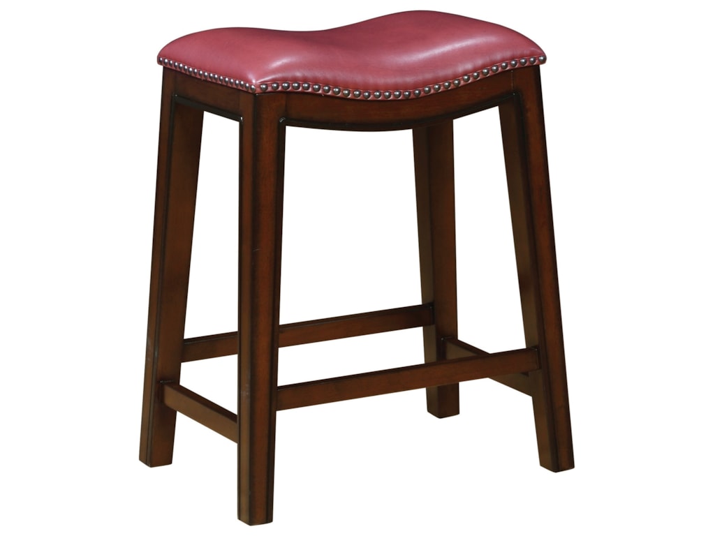 Coaster Dining Chairs And Bar Stools Backless Counter Height Stool Coaster Dining Chairs And Bar Stools Backless Counter Height Stool With Nailhead Accents
