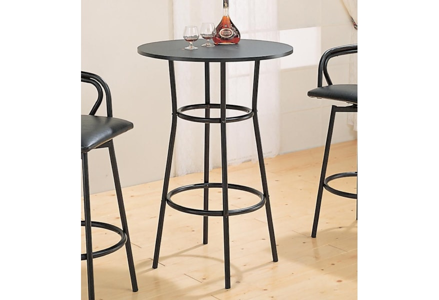 Coaster Dixie Round Bar Table Value City Furniture Pub Tables