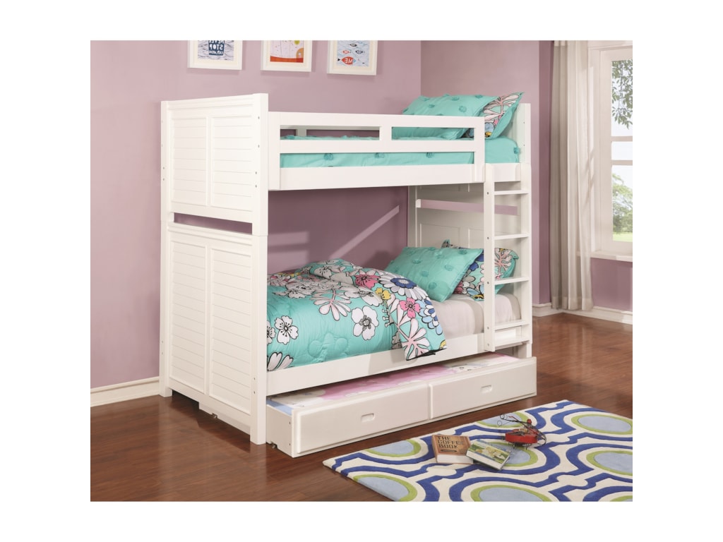 Coaster EdithTwin over Twin Bunk Bed