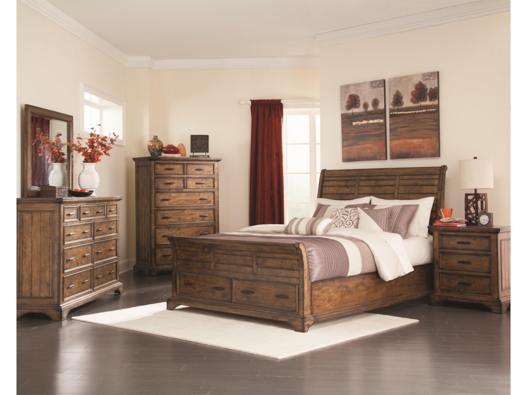 Rooms Collection Two Elk GroveQueen Sleigh Bed