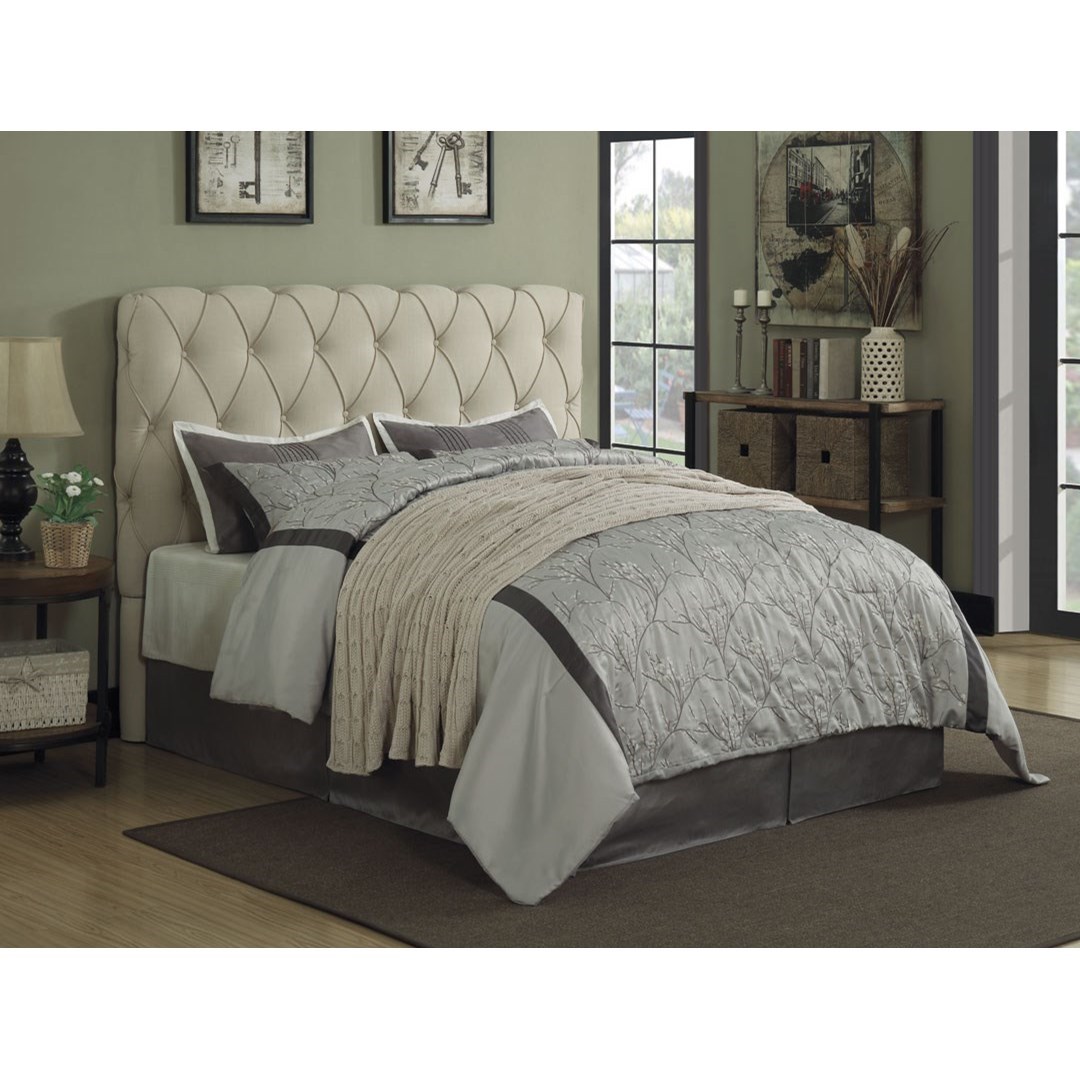 Coaster Elsinore Upholstered Full Bed With Button Tufting