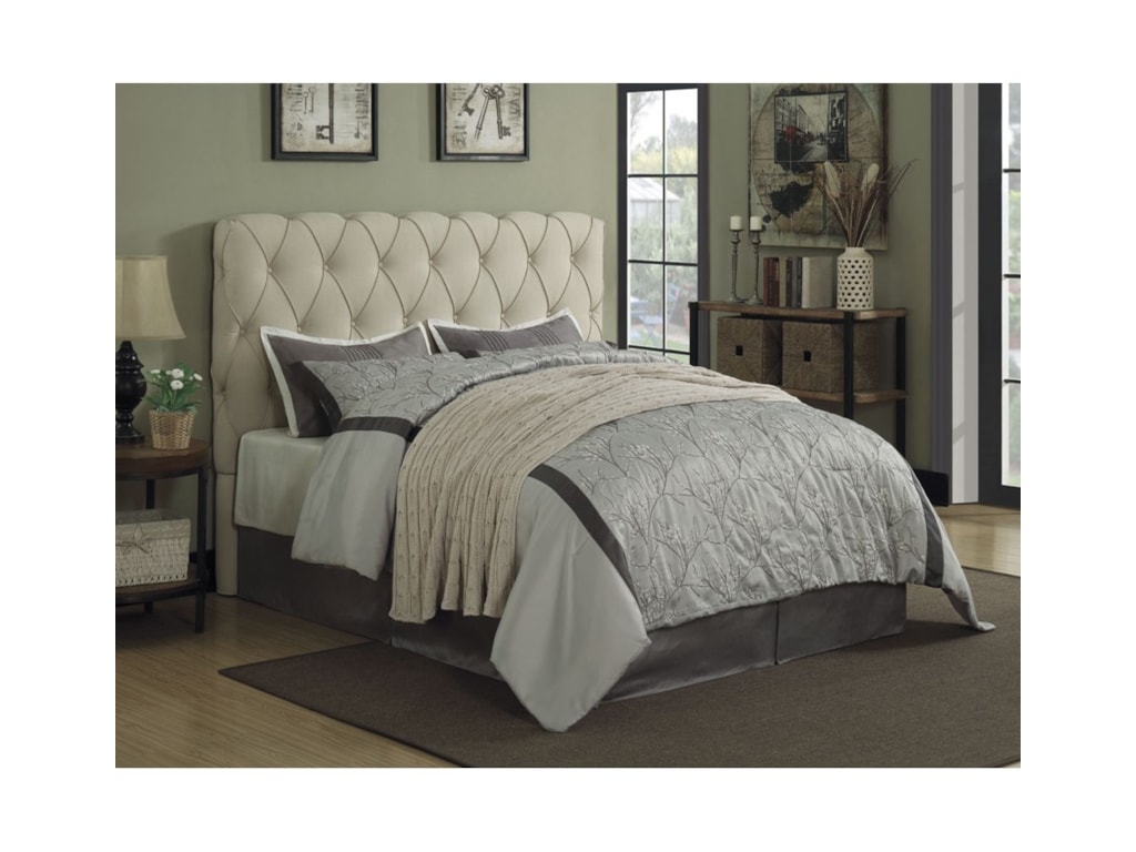 Coaster Elsinore Upholstered California King Bed With On Tufting Coaster Elsinore Upholstered California King Bed With On Tufting Headboard Only