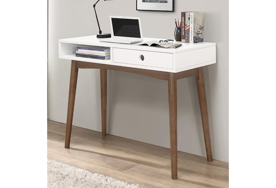 Coaster Essence Writing Desk Homeworld Furniture Desk Hutch Sets