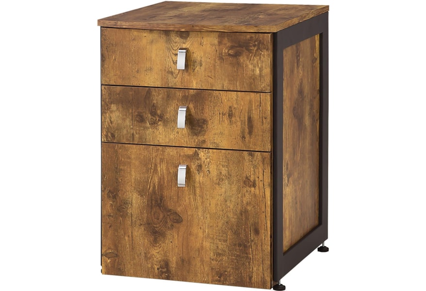 Coaster Estrella 800656 File Cabinet With 3 Drawers Dunk Coaster Estrella 800656 File Cabinet