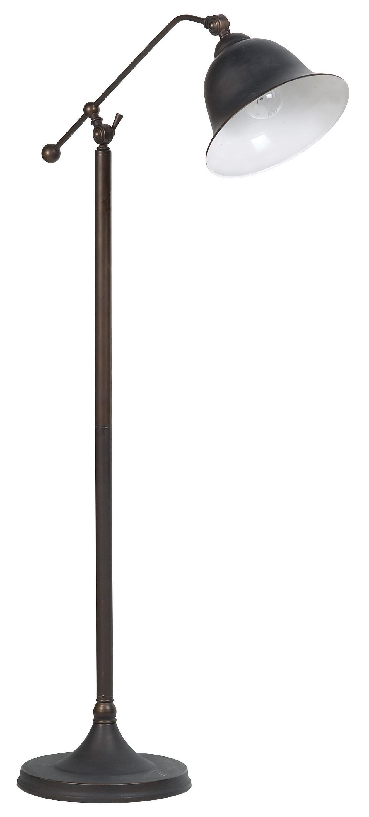 Coaster Floor Lamps Rubbed Black Metal Finish Floor Lamp Knight