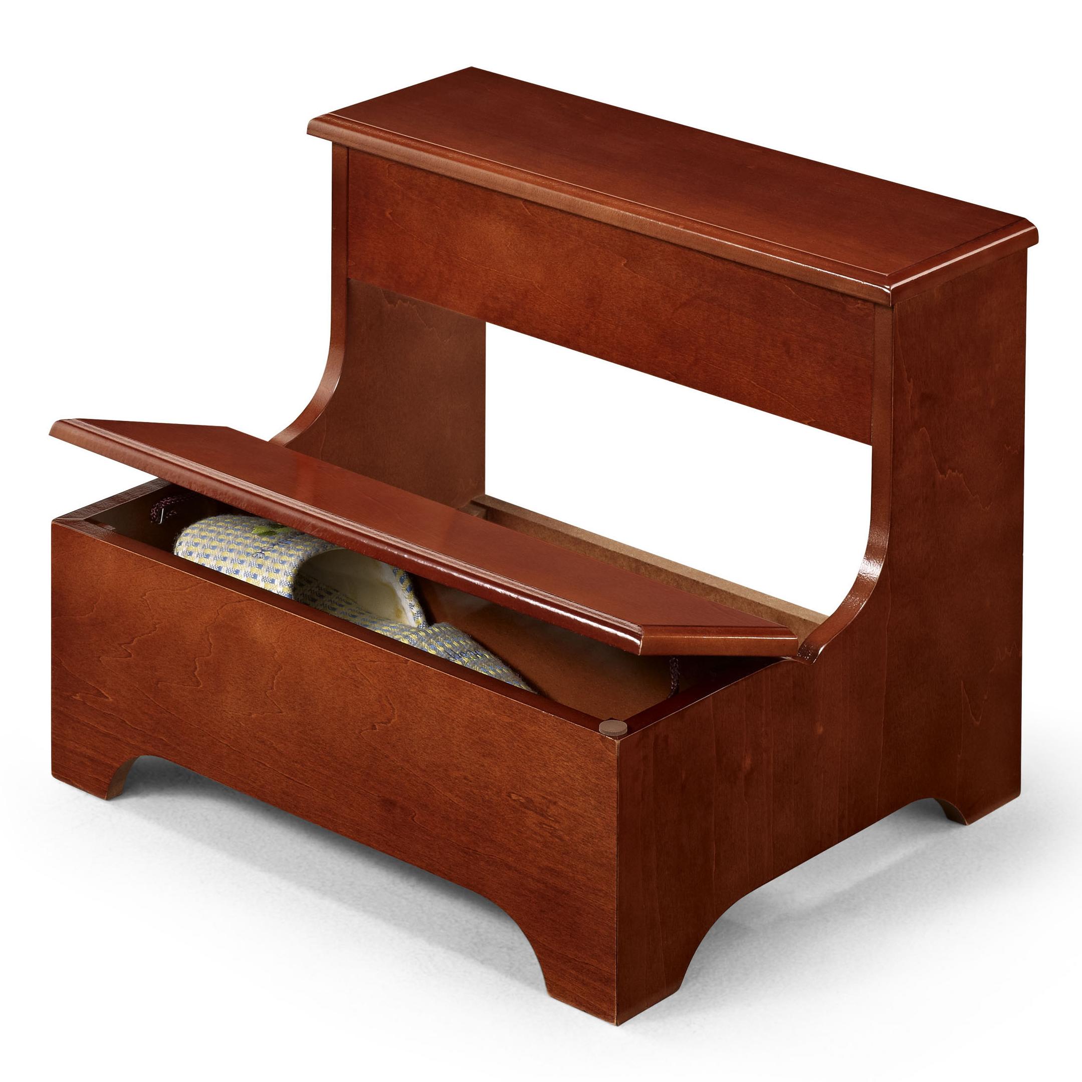 step stool with storage compartment