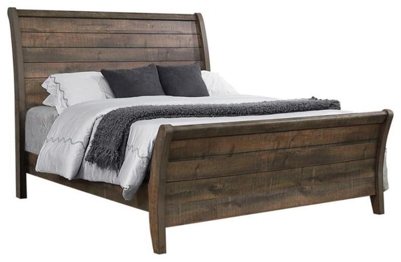 Coaster Furniture Frederick 222961q Queen Sleigh Bed Del Sol Furniture Sleigh Beds