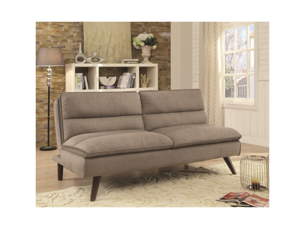 Coaster Futons 500320 Sofa Bed With Twill Fabric Dunk Bright Coaster Futonssofa Bed