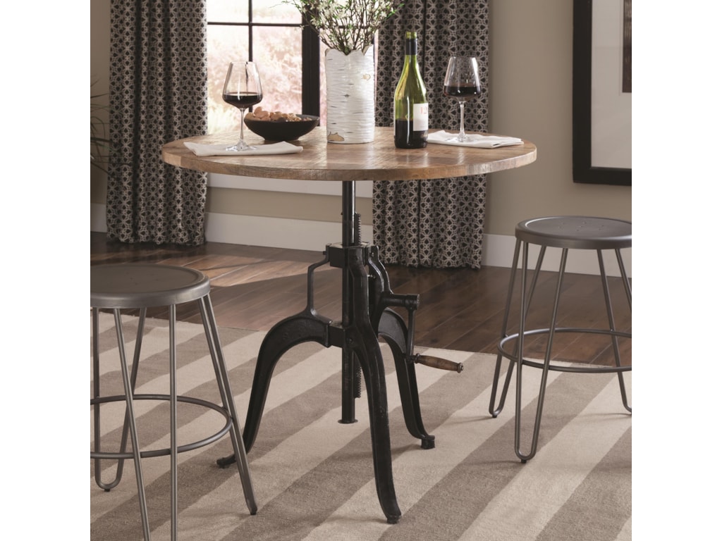 Coaster Galway Adjule Height Dining Table With Crank Value Coaster Galwaydining Table