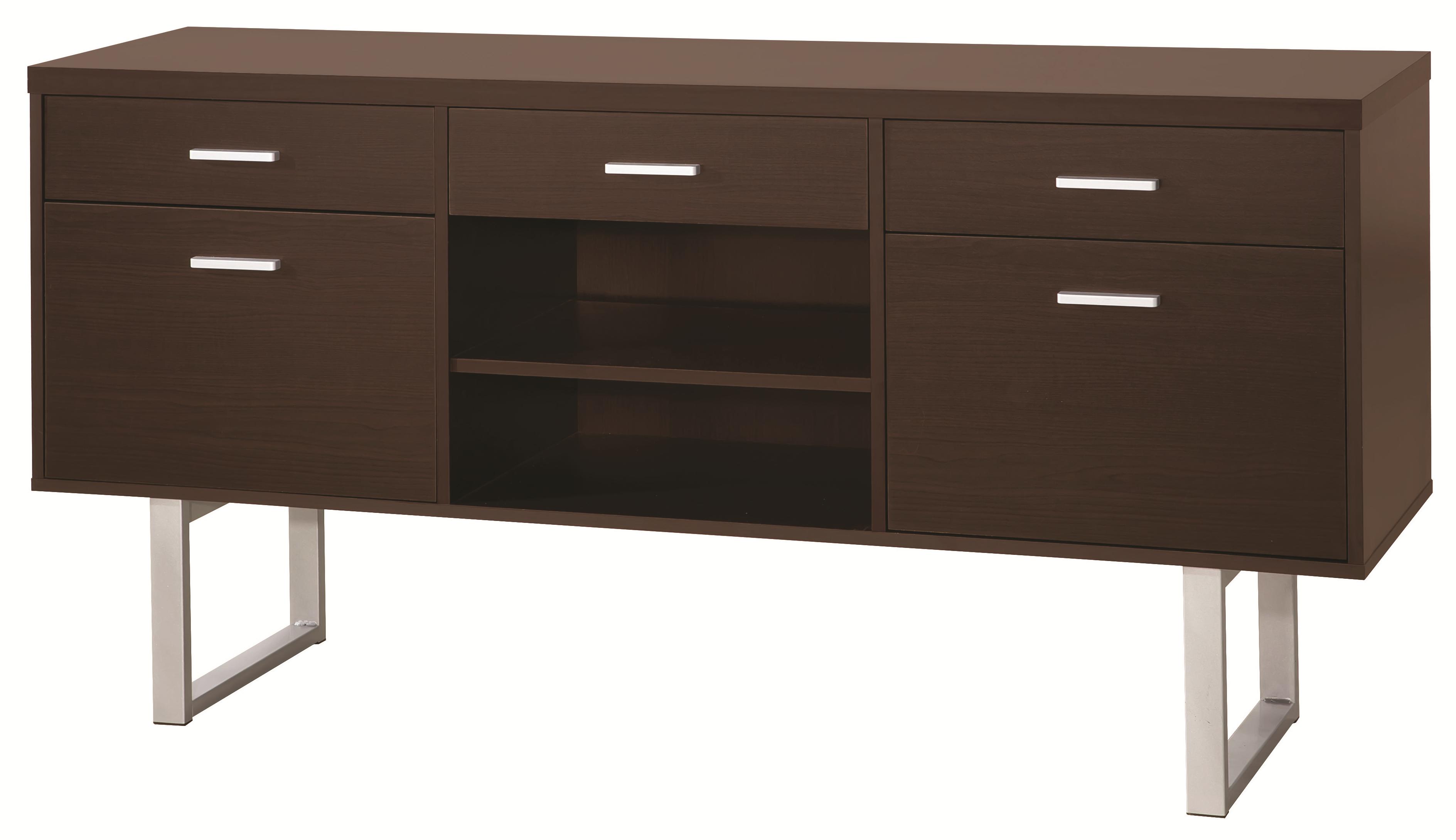 Coaster Glavan Contemporary Credenza With Metal Sled Legs