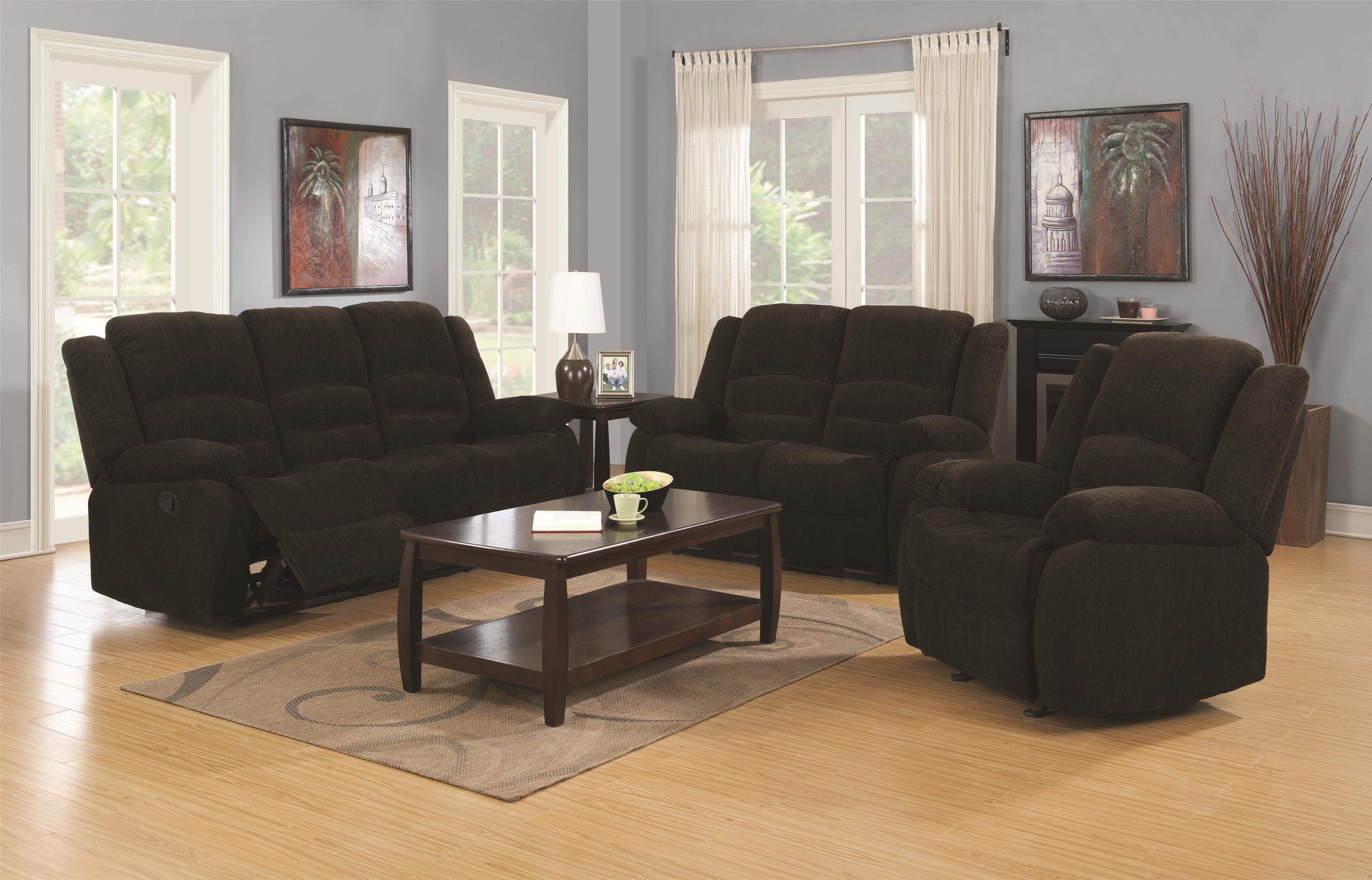 Coaster Gordon Casual Reclining Sofa Value City Furniture Reclining Sofas
