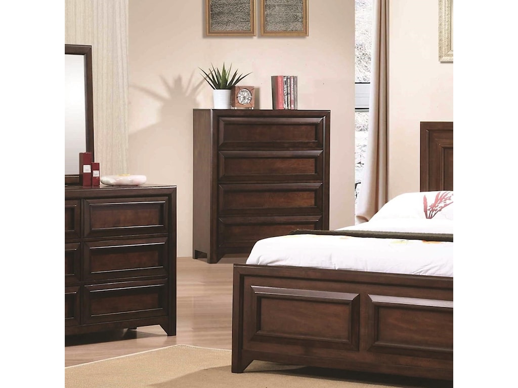 Coaster Greenough Chest With Four Full Extension Glide Drawers