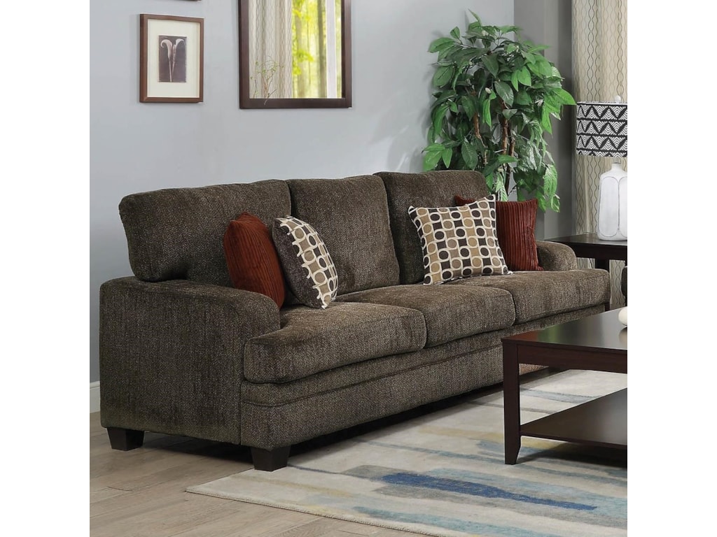 Griffin Casual Sofa With Wide Track Arms By Coaster At Value City Furniture Griffin Casual Sofa With Wide Track Arms By Coaster At Value City Furniture