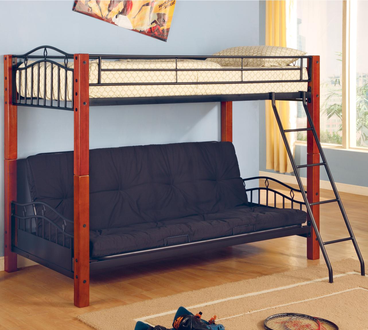 single futon bunk bed