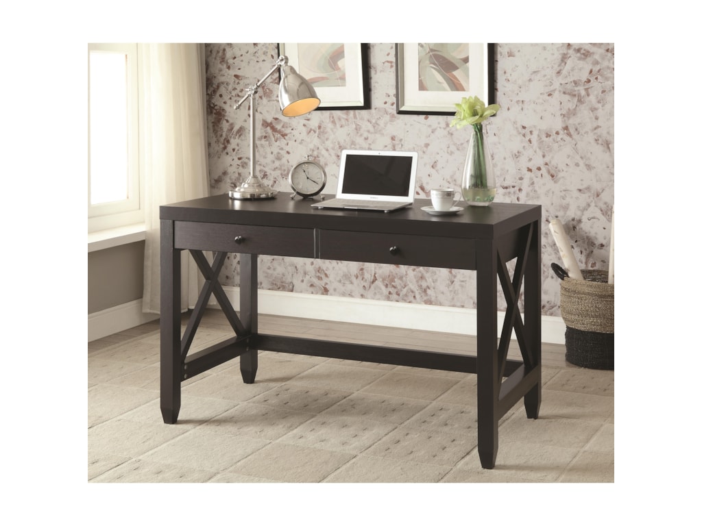 Coaster Humfrye 801351 Computer Desk With Two Drawers Dunk Coaster Humfryecomputer Desk