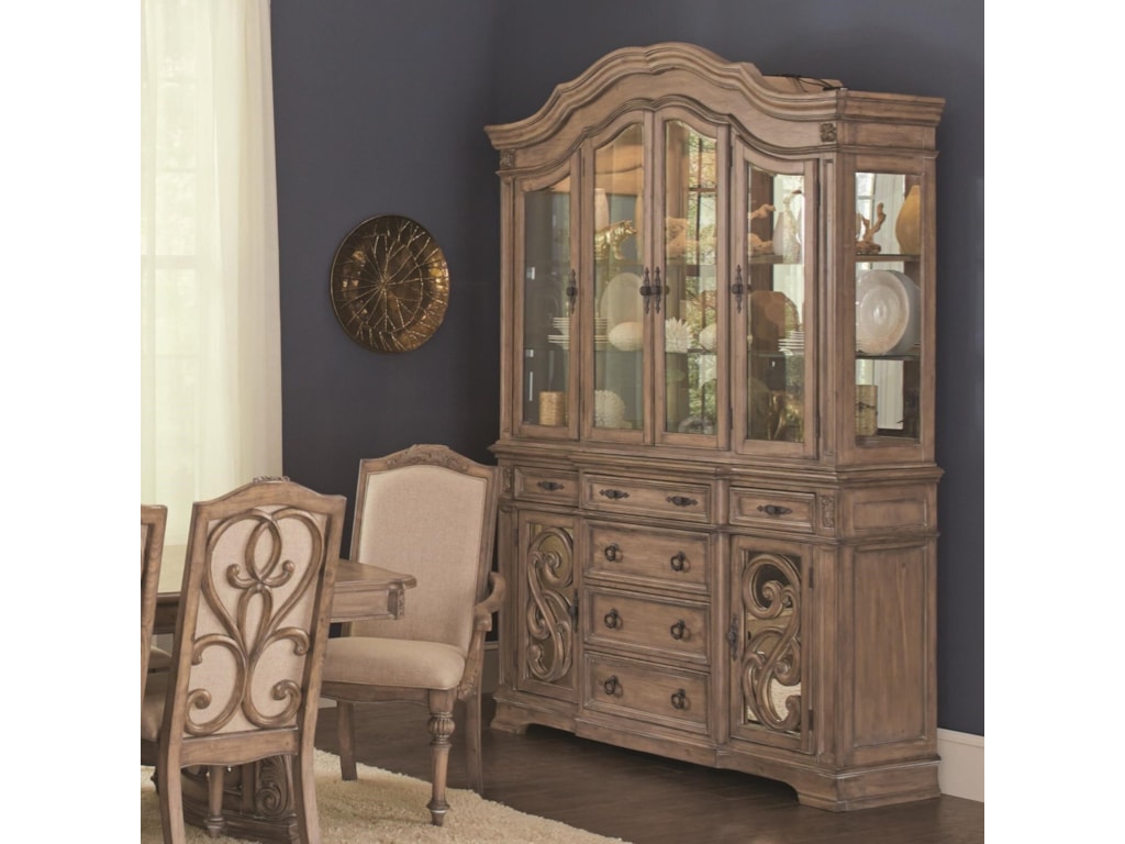 Coaster Ilana Traditional China Cabinet With Glass Doors Sadler's Coaster IlanaChina Cabinet; Coaster IlanaChina Cabinet - Coaster Ilana Traditional China Cabinet With Glass Doors Sadler's