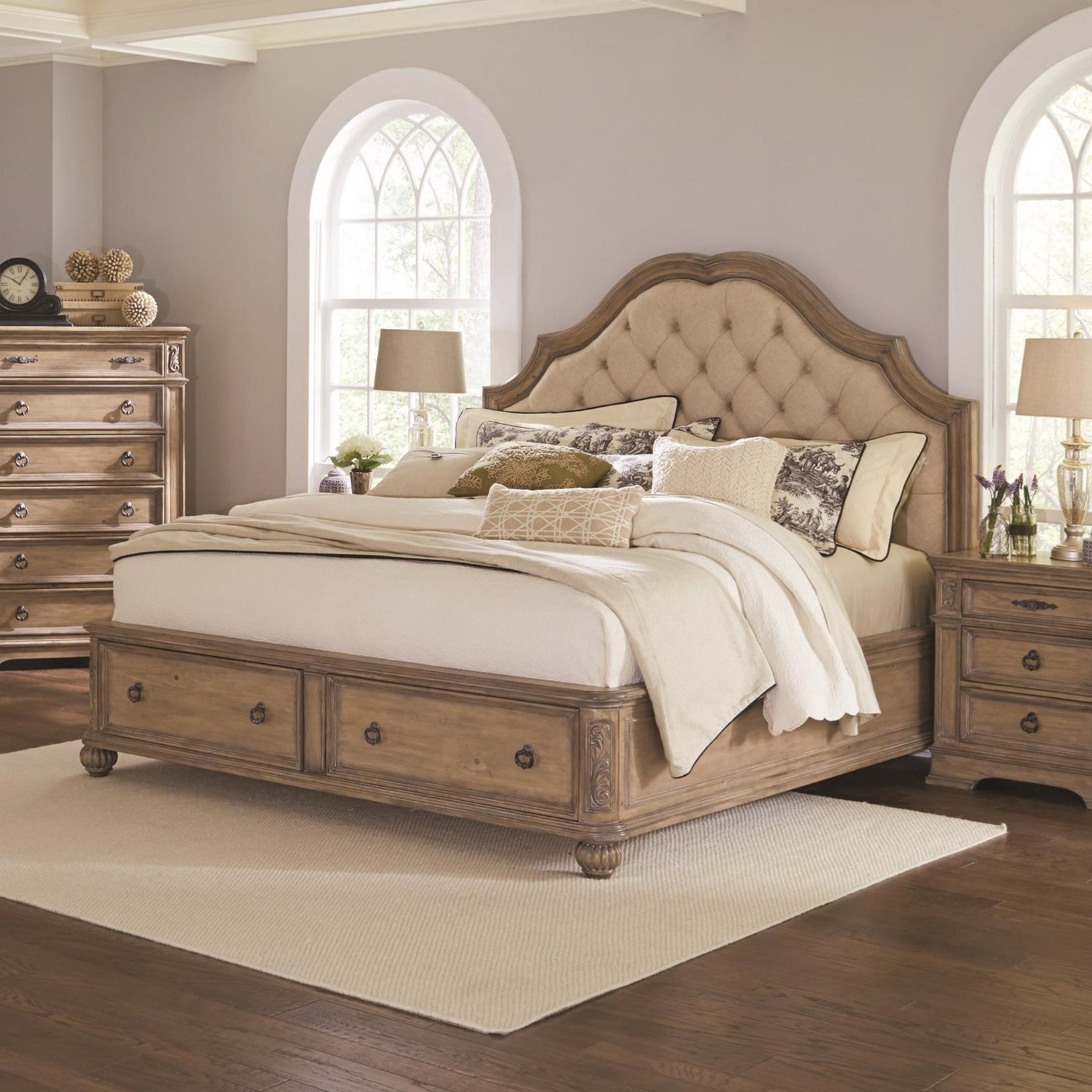 Coaster Ilana California King Storage Bed With Upholstered