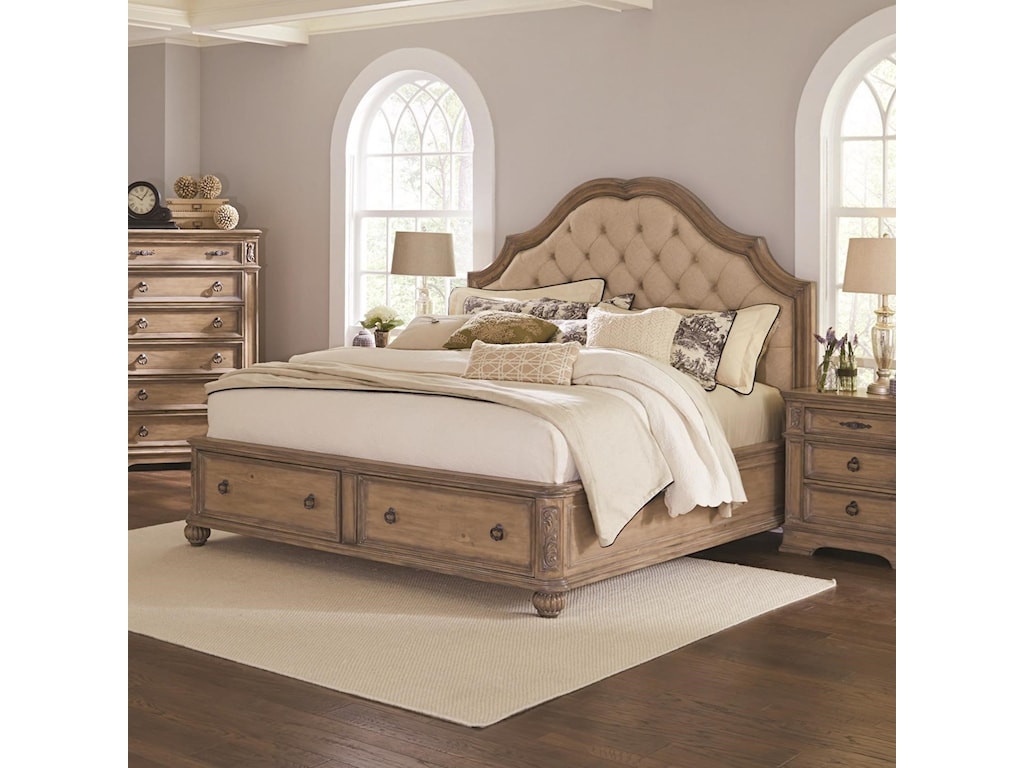 Coaster Ilana California King Storage Bed With Upholstered