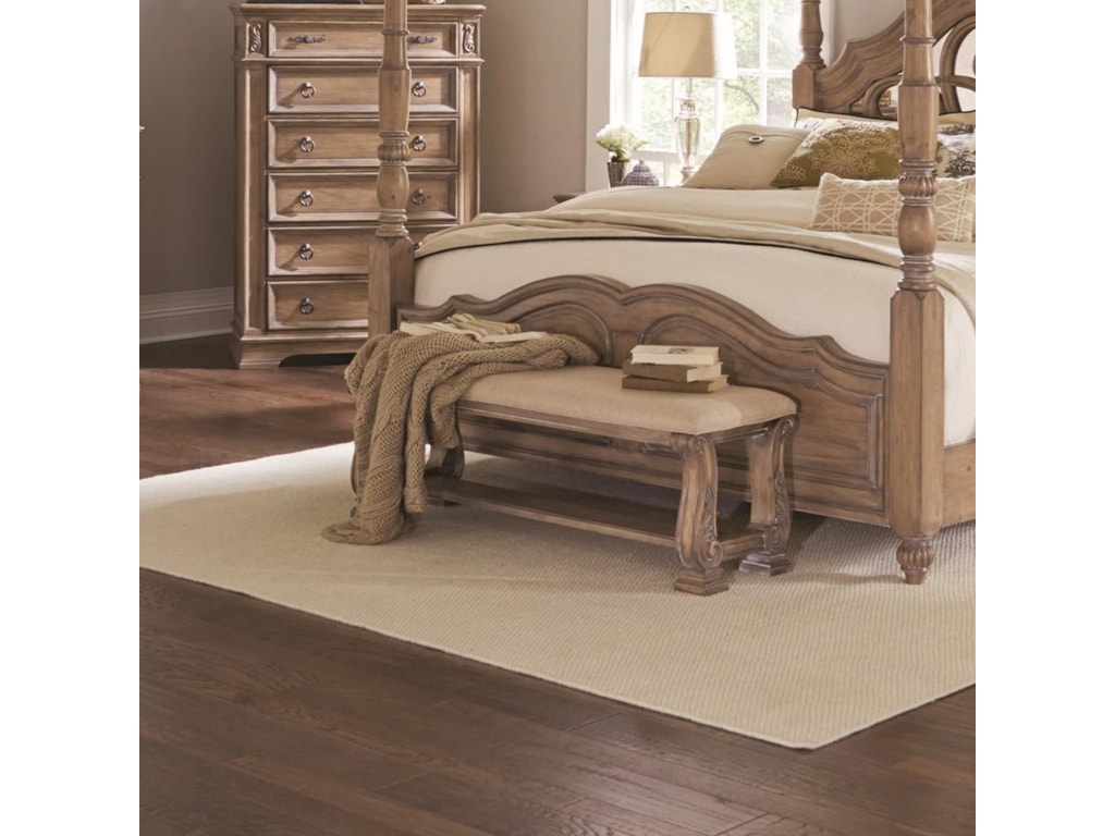 Coaster Ilana Upholstered Bench With Bottom Shelf Sadler S Home