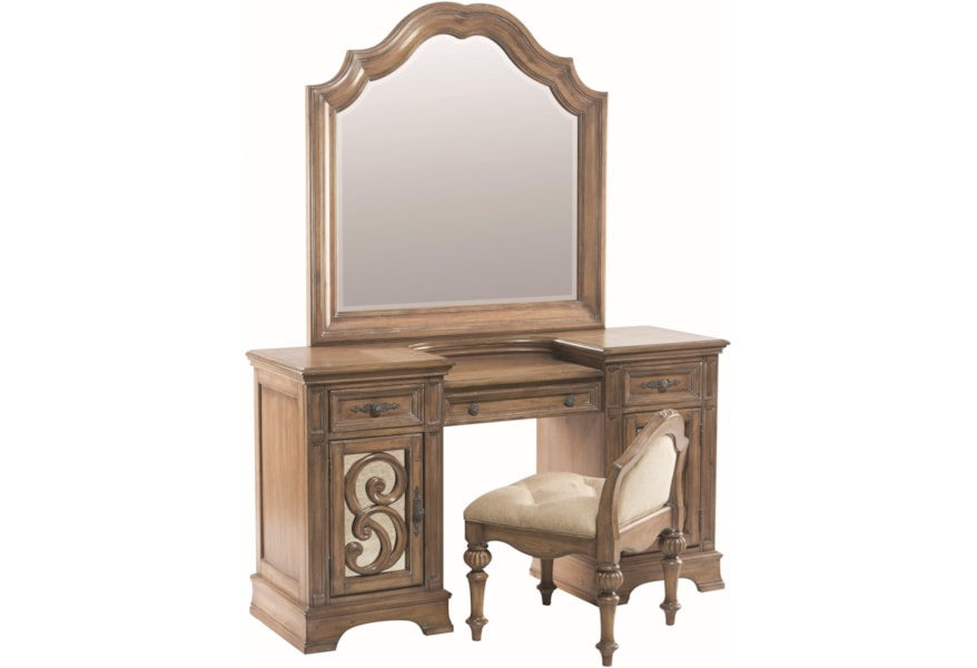 Coaster Ilana 205078 Vanity Desk With Three Drawers Dunk