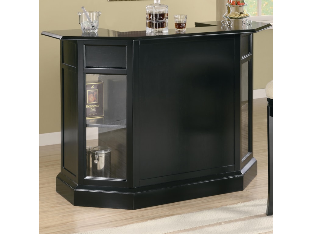 Coaster Inwood Contemporary Bar With Wine Rack And Stemware Storage Inwood Contemporary Bar With Wine Rack And Stemware Storage By Coaster
