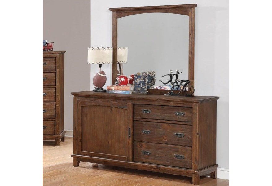 Coaster Kinsley Transitional Youth Bedroom Sliding Door Dresser