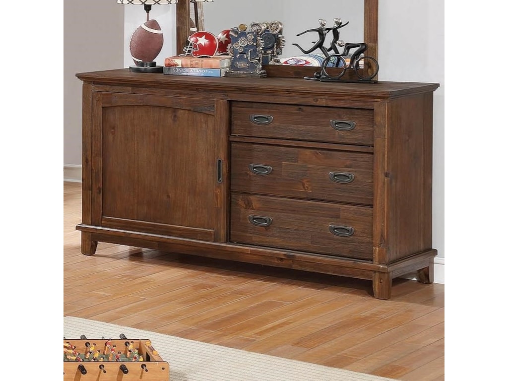 Coaster Kinsley Transitional Youth Bedroom Dresser With Sliding