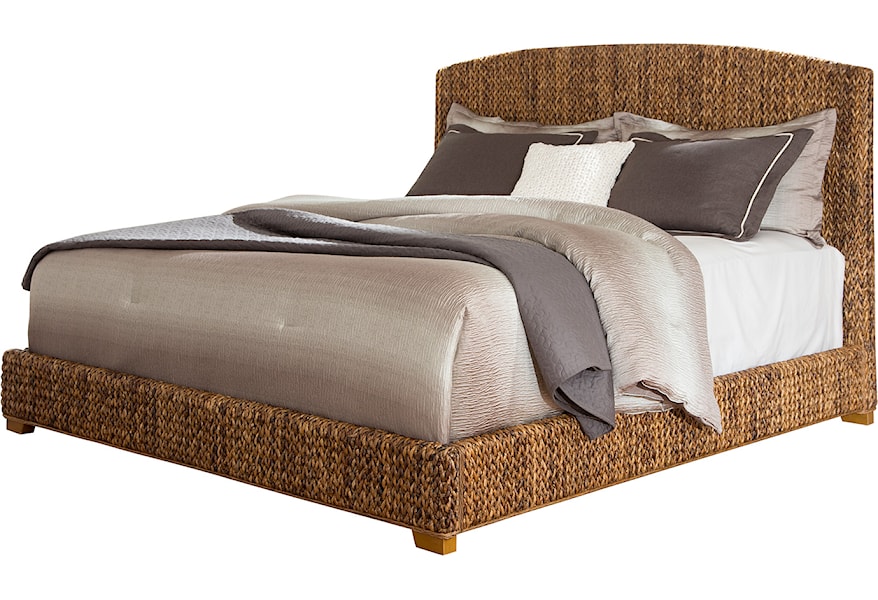 Coaster Laughton 300501kw Woven Banana Leaf California King Bed Northeast Factory Direct Platform Beds Low Profile Beds