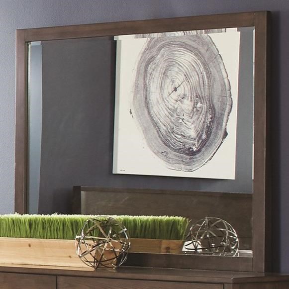 Lompoc Dresser Mirror In Ash Brown Finish By Coaster At Lapeer Furniture Mattress Center