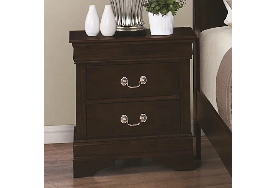 Coaster Louis Philippe 202 Night Stand with 2 Drawers, A1 Furniture &  Mattress