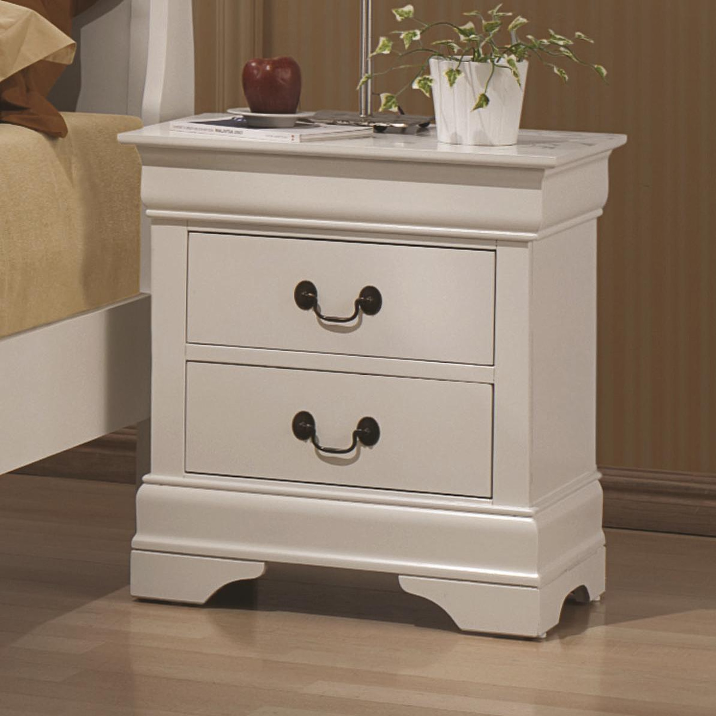 Coaster Louis Philippe 204 204692 2 Drawer Night Stand, Arwood's Furniture