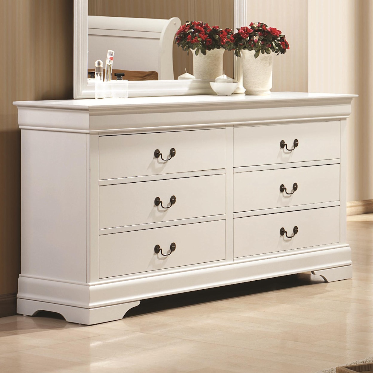 Coaster Louis Philippe 204 204693+204694 6 Drawer Dresser and