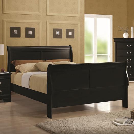 Louis Philippe Queen Sleigh Bed