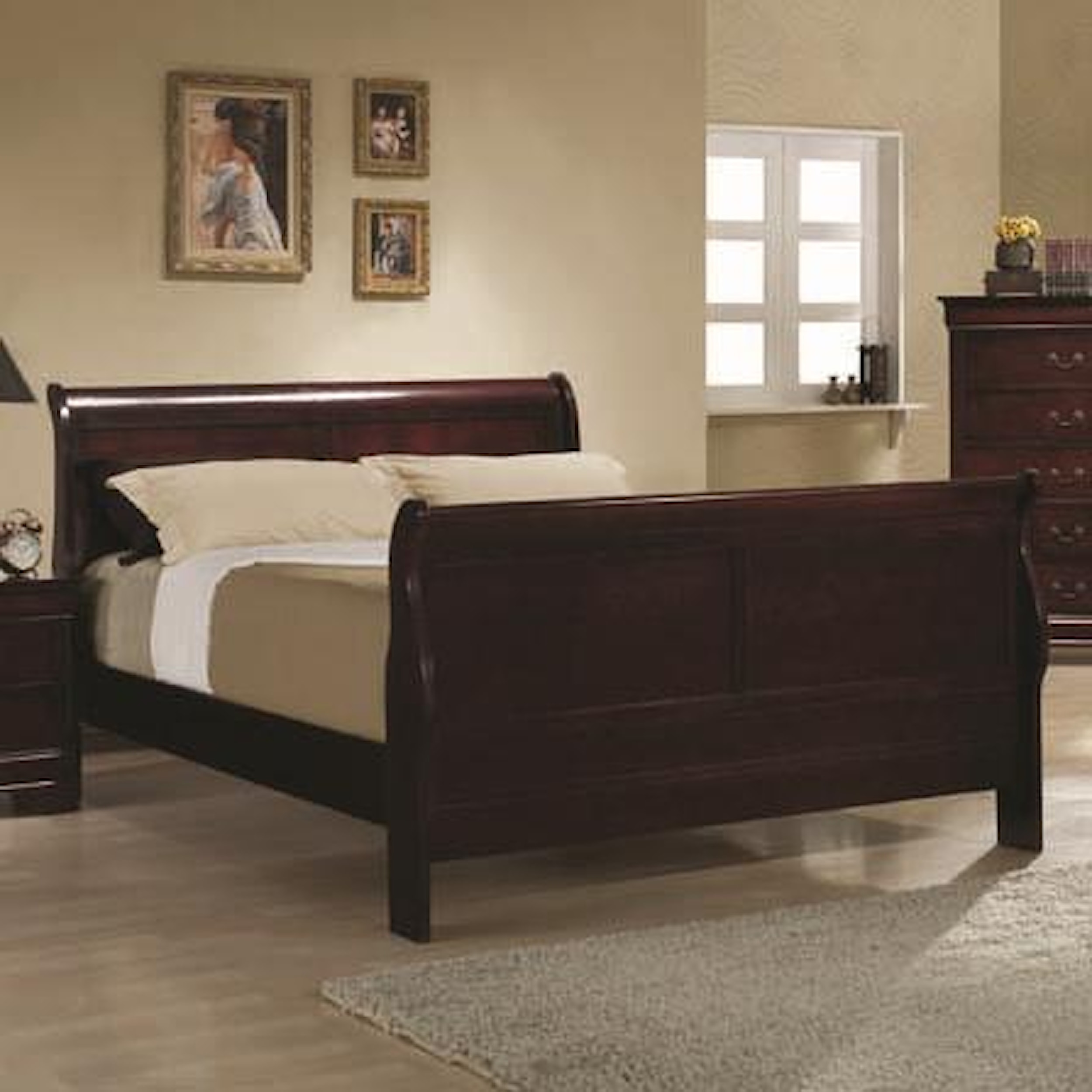 203975 Coaster Furniture Louis Philippe - Cherry Chest