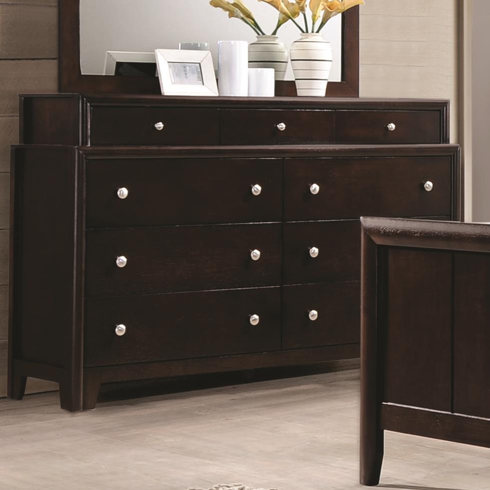 Madison Dresser With Nine Dovetail Drawers Sadler S Home Furnishings Dressers