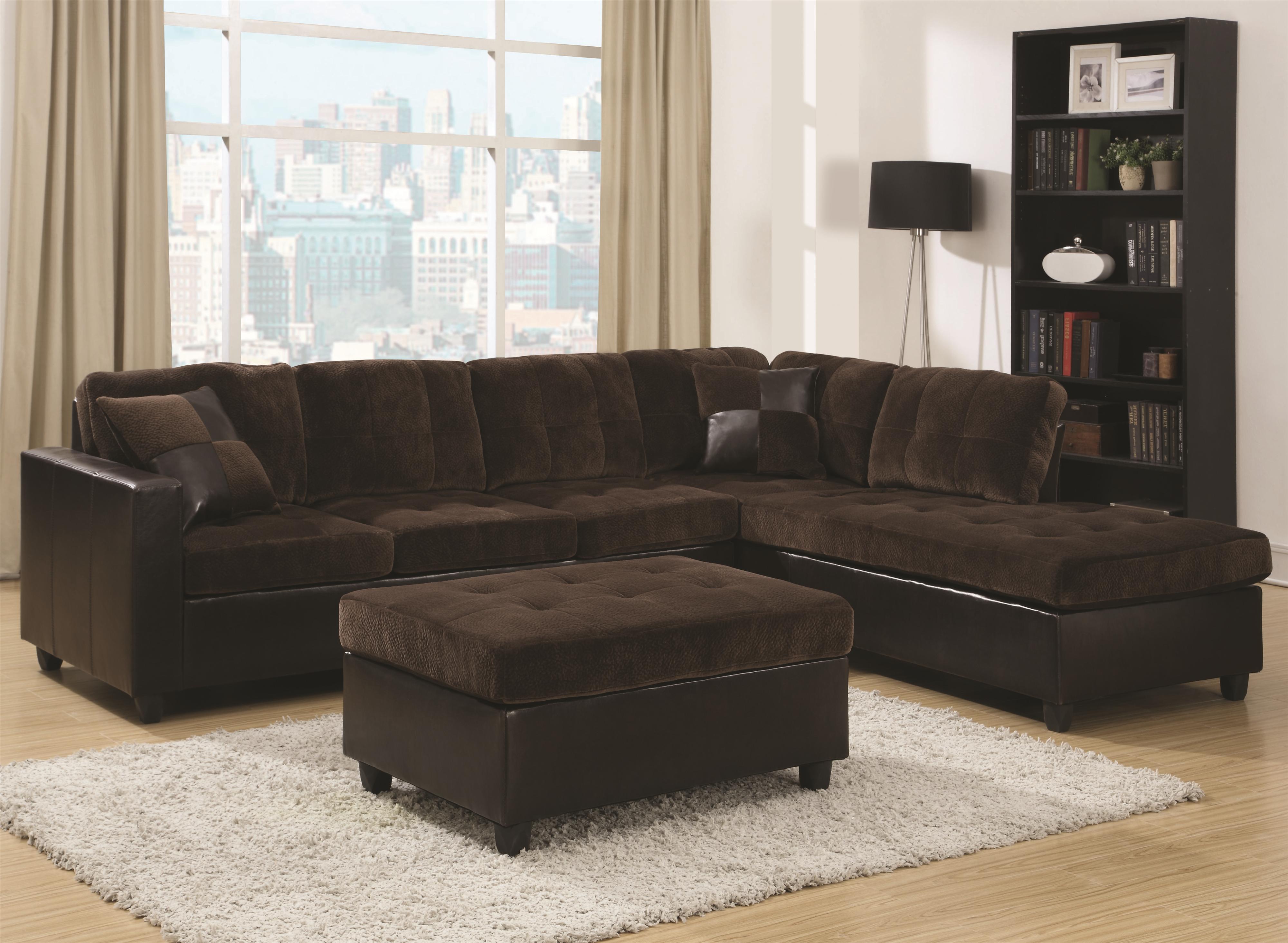 Coaster Mallory Stationary Living Room Group Standard Furniture