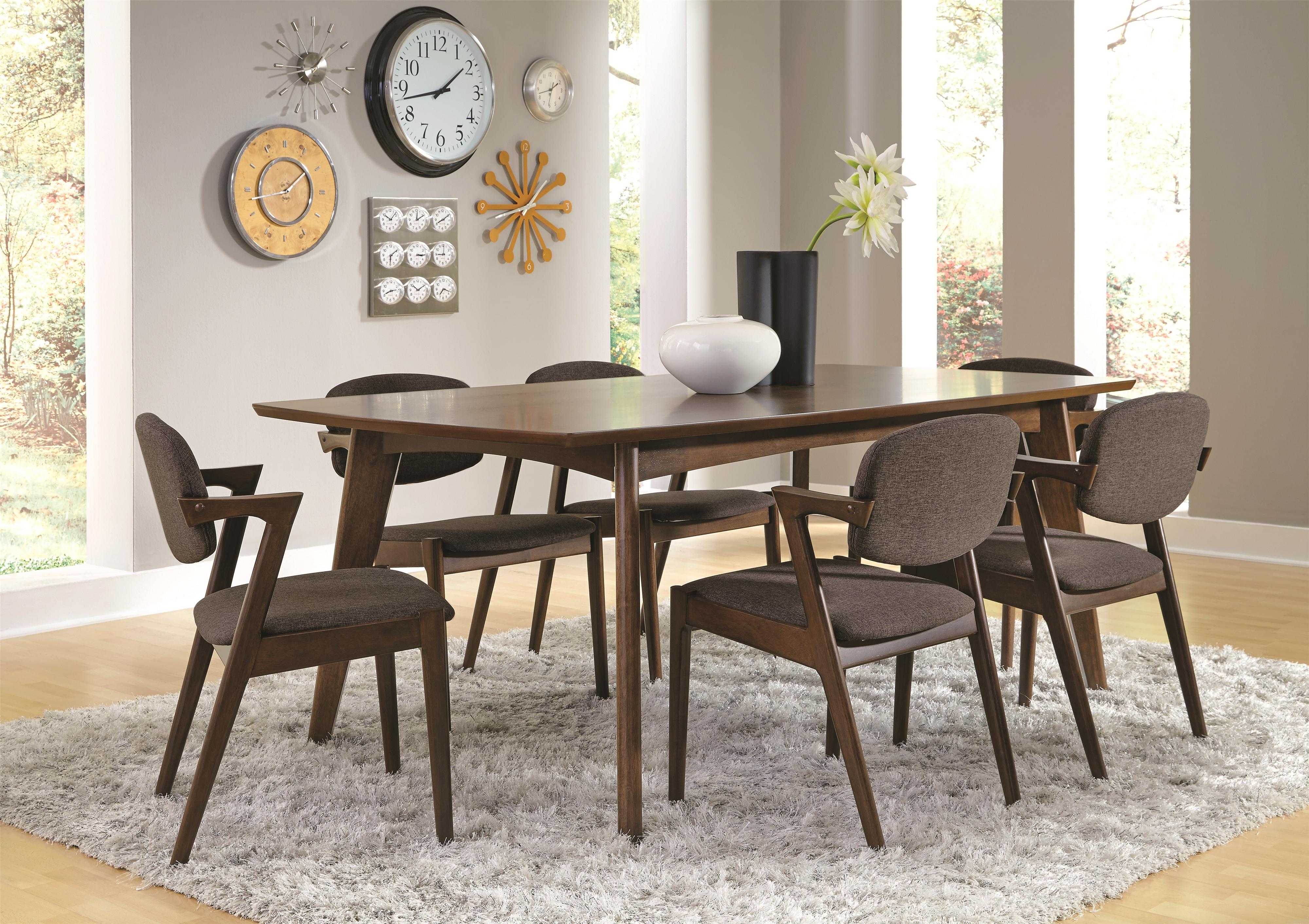 Coaster Furniture Malone 105351 Mid Century Modern Casual Dining