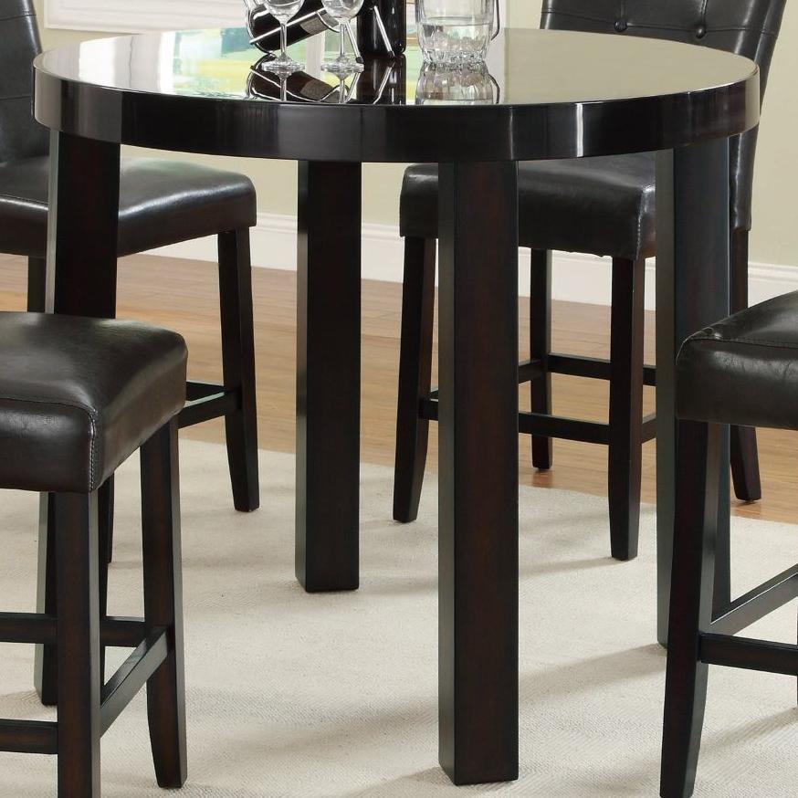 Fine Furniture Maloy 103798 Round Counter Height Table With Faux