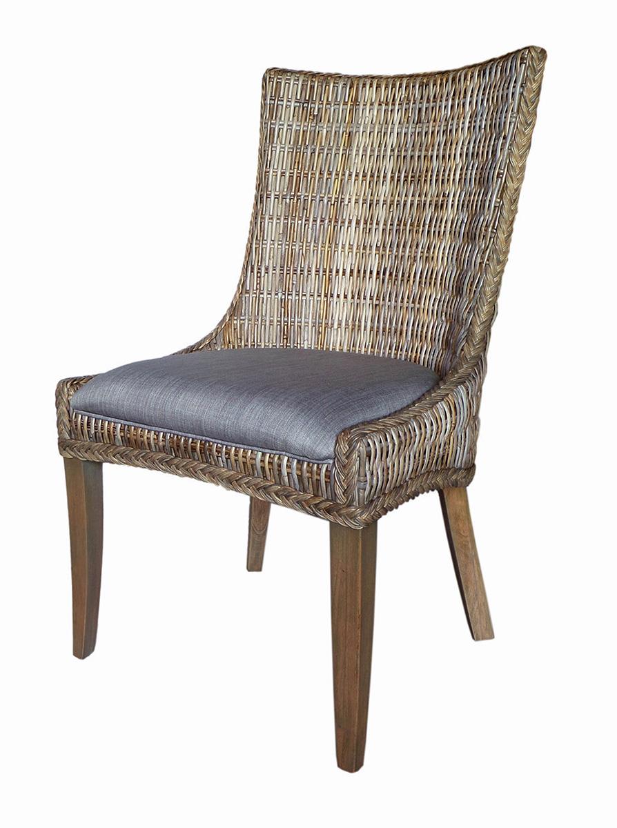 Coaster Matisse Country Cottage Woven Dining Chair With Cushioned Seat A1 Furniture Mattress Dining Side Chairs