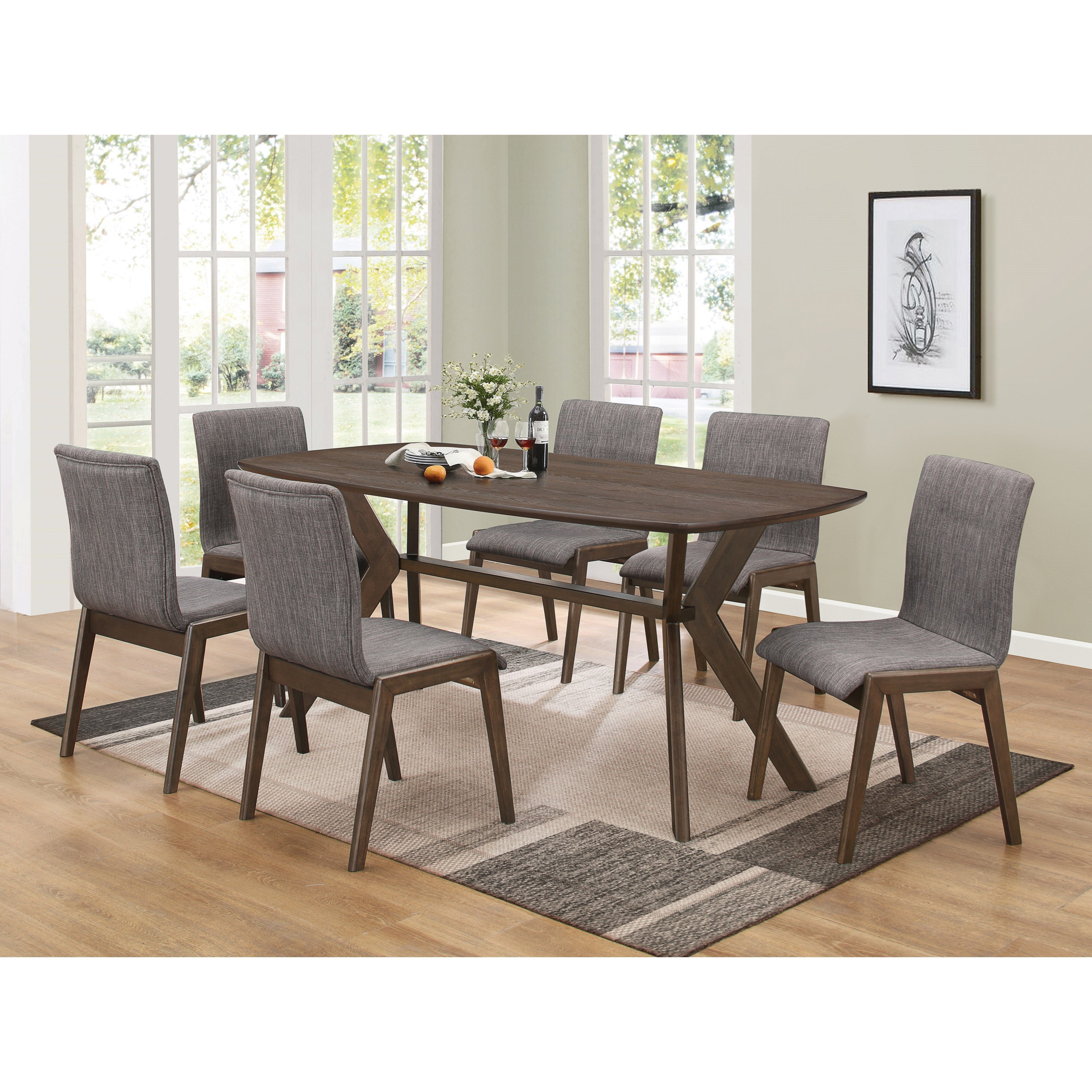 Coaster Mcbride Retro Table And Chair Set Miskelly Furniture