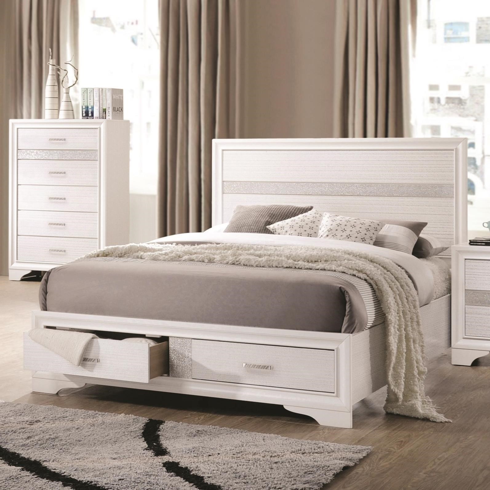 Coaster Miranda California King Storage Bed With 2 Dovetail