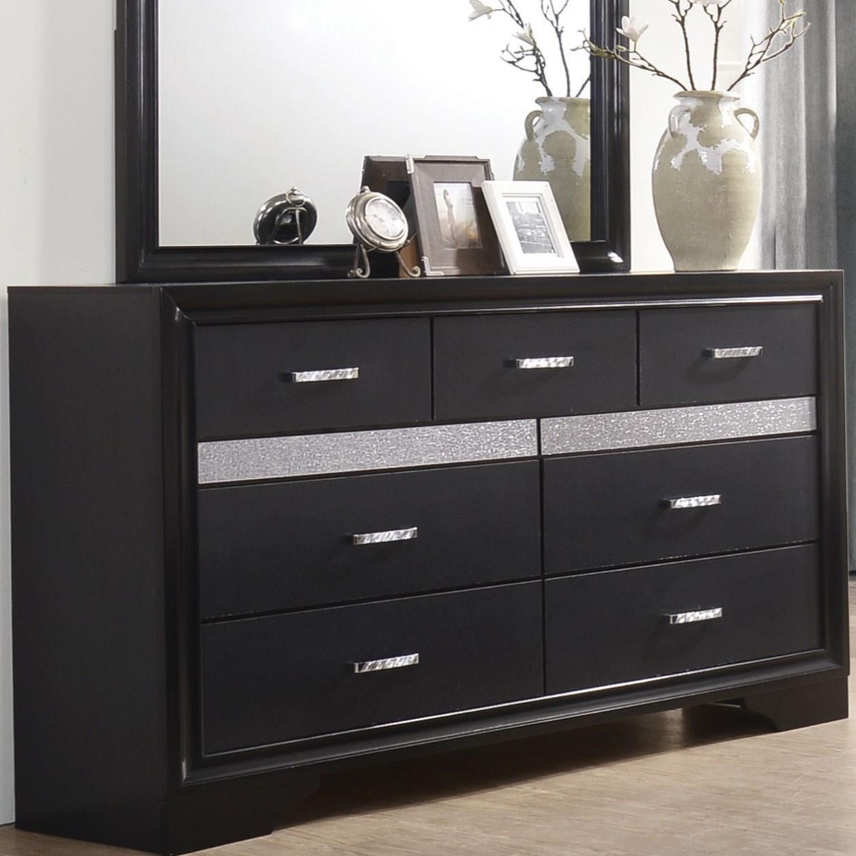Miranda 7 Drawer Dresser With Hidden Jewelry Tray Rotmans Dressers